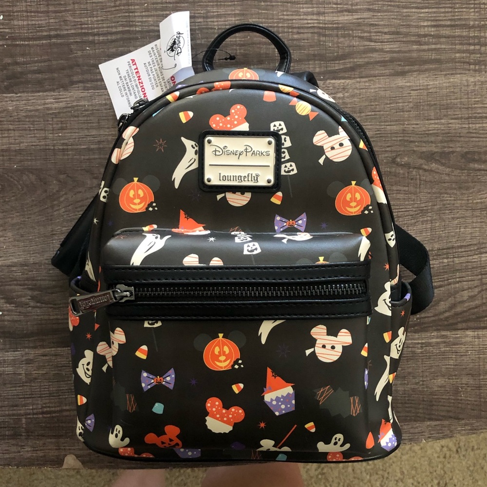 New Halloween snacks mini backpack Disney Loungefly
